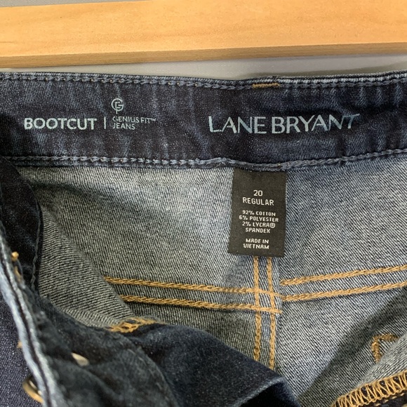 Lane Bryant Sz 20 Stretch Denim GF Bootcut Jeans - Picture 6 of 7